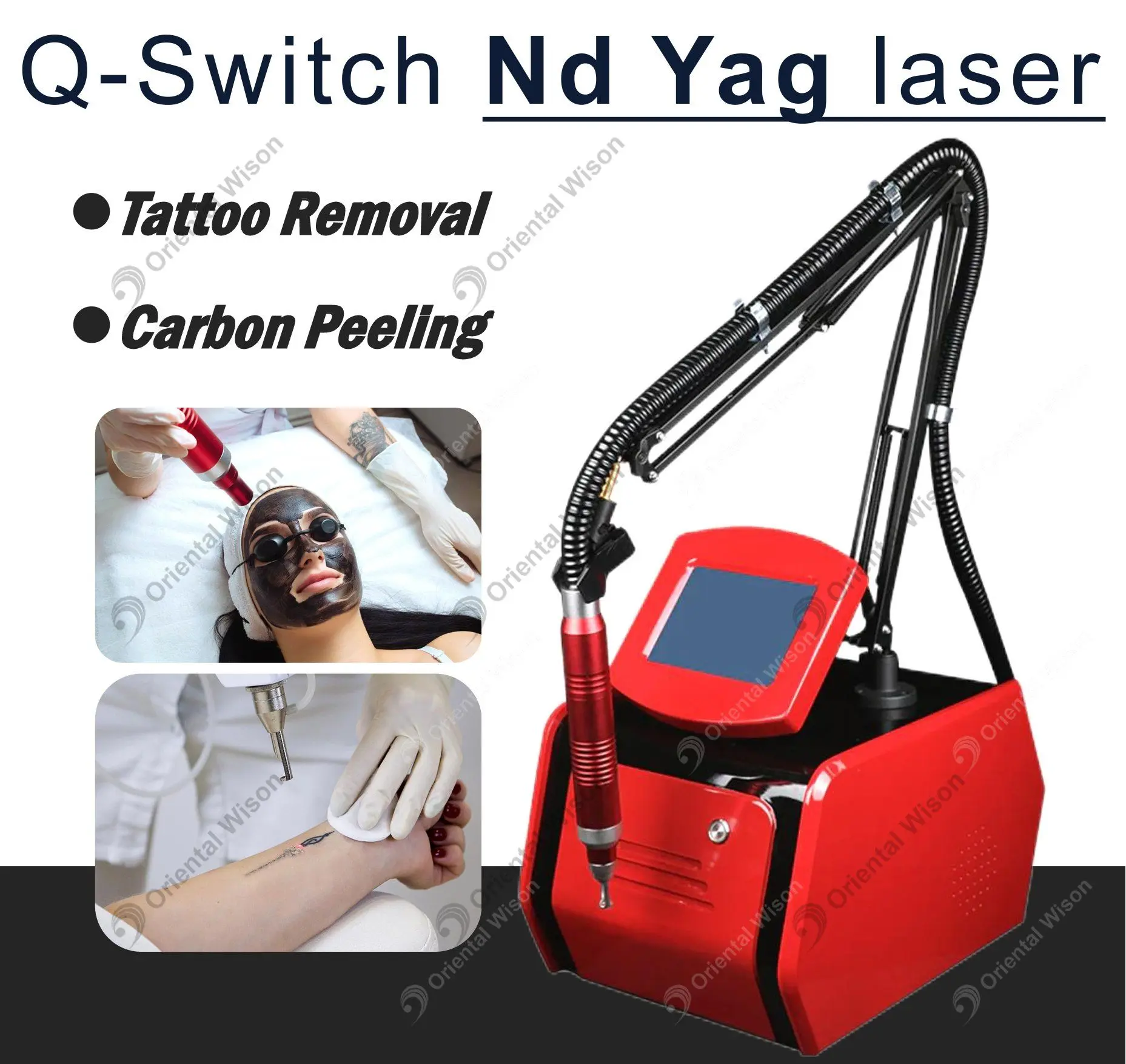 Q-Switch Nd Yag デスクトップ レーザー マシン